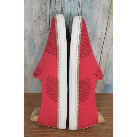 UGG Sammy Chevron Sneakers Women's 9 Red Slip On Knit Walking Shoes 1016758 - Picture 9 of 11